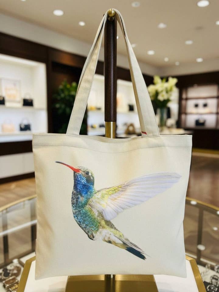 JCFB0002 Sac à Épaule de Luxe Premium Colibri Volant Bleu-Olive pour la vente par JC Sunny Fashion