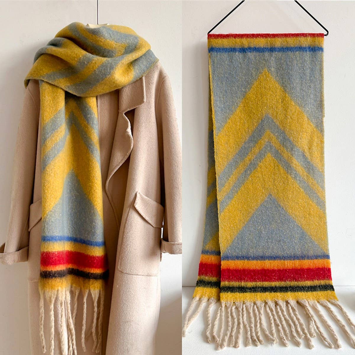 ACCITY - Wholesale Scarf - Women's - Autumn Winter Long Scarf - Thick Cozy Wrap_CWASC09748