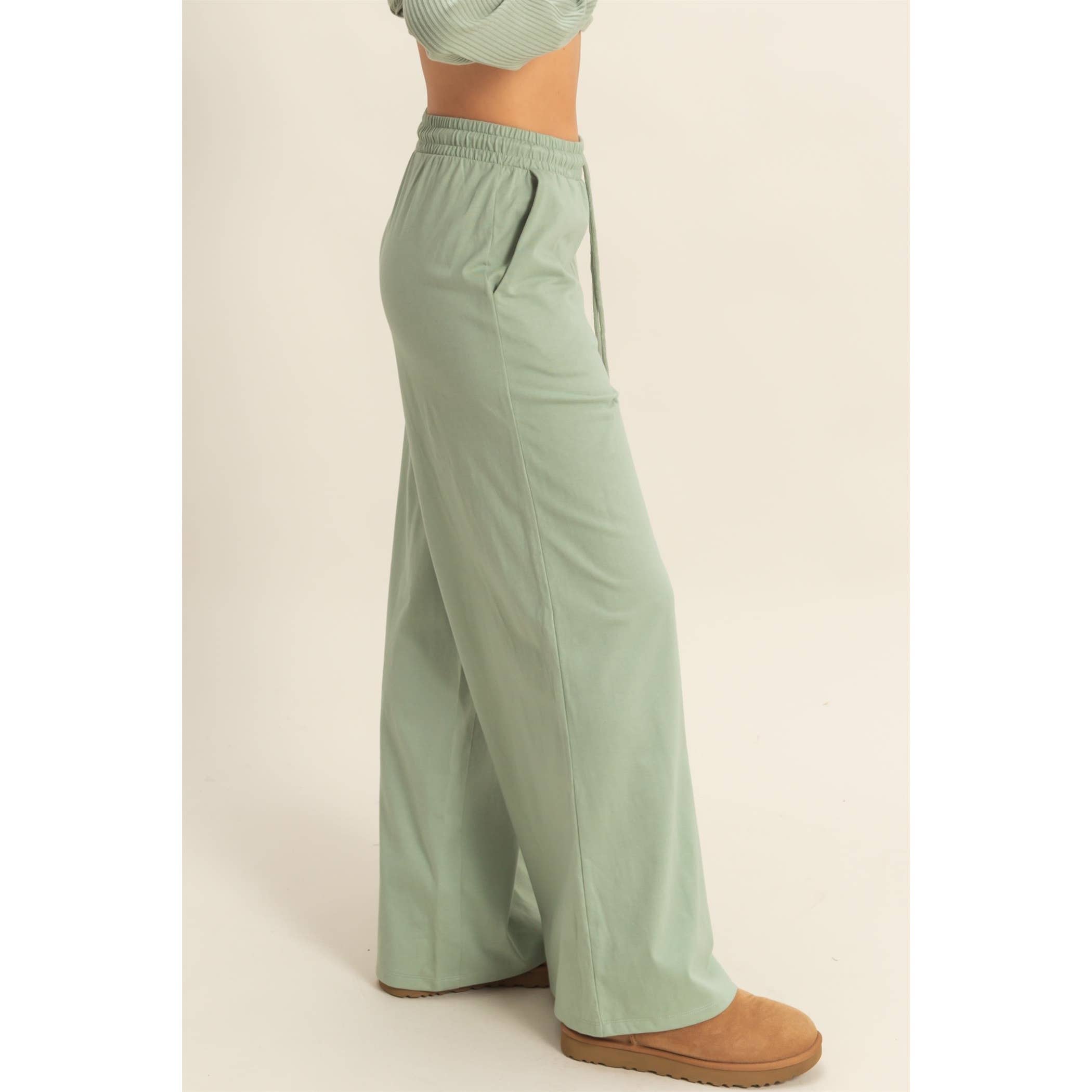 Double Zero - Vendita all'ingrosso Pantaloni sportivi/da jogging loungewear - Donna - Pantaloni larghi in cotone alla moda12