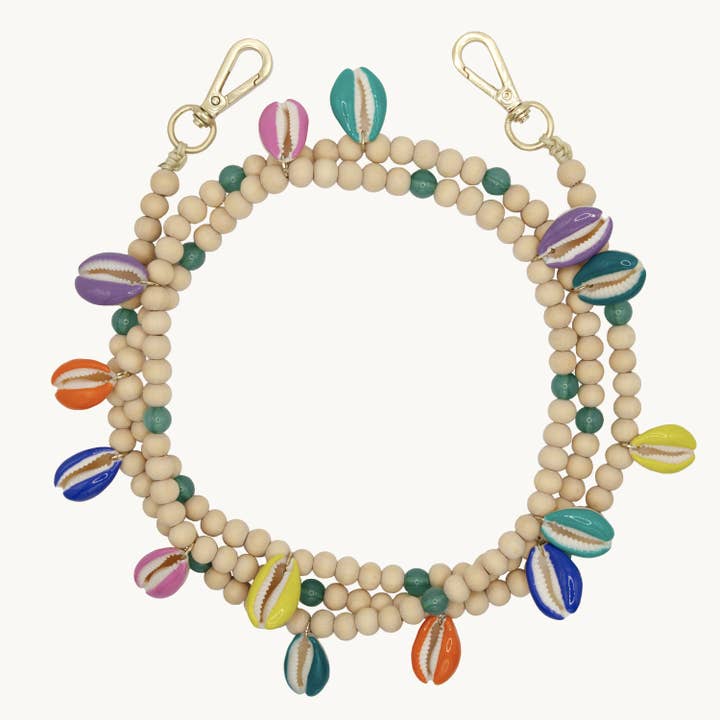 CHAÎNE COQUILLAGES MOANA - MULTICOLORE for wholesale by Louvini Paris