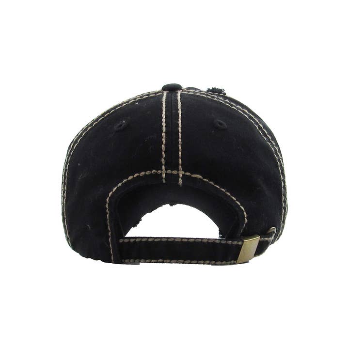 Hana – wholesale Baseball cap – Women's – BRAVE SOUL Vintage Distressed Baseball Cap