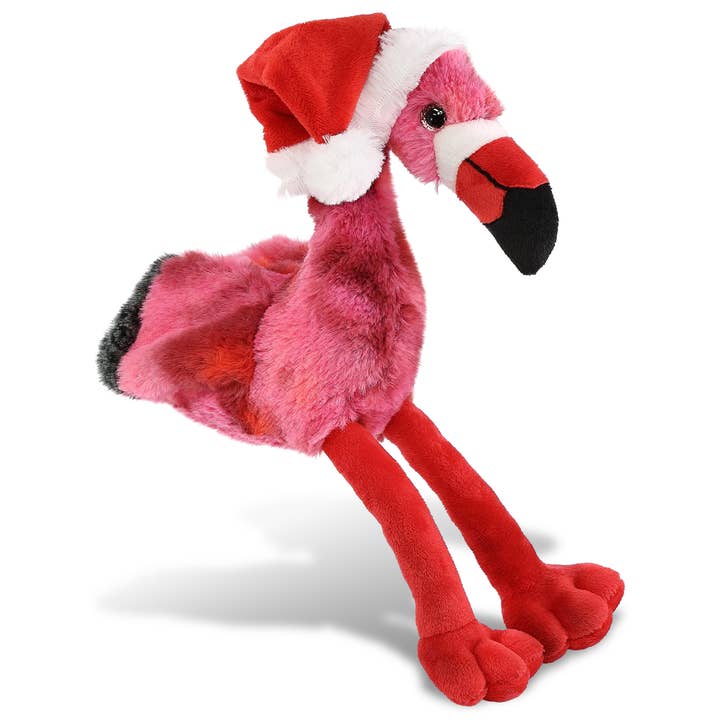 Plyschjultomte - Supersoft plysch - Rosa batikflamingo 8" för wholesale av Cota Global