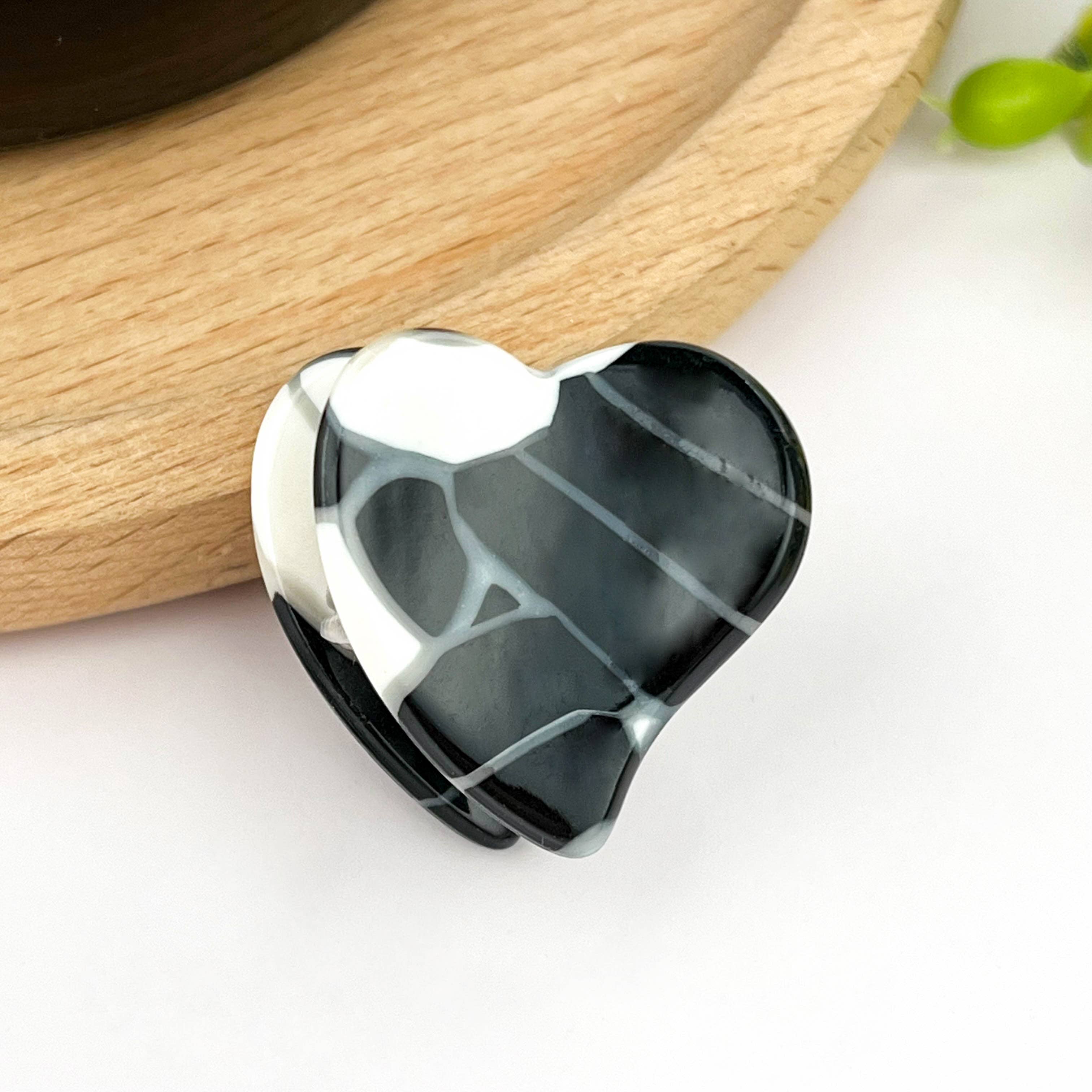 TheDivaSoap - Vente Pince à cheveux – femme - Pince à cheveux mignonne en acétate en forme de mini cœur, pince à cheveux pour la Saint-Valentin12