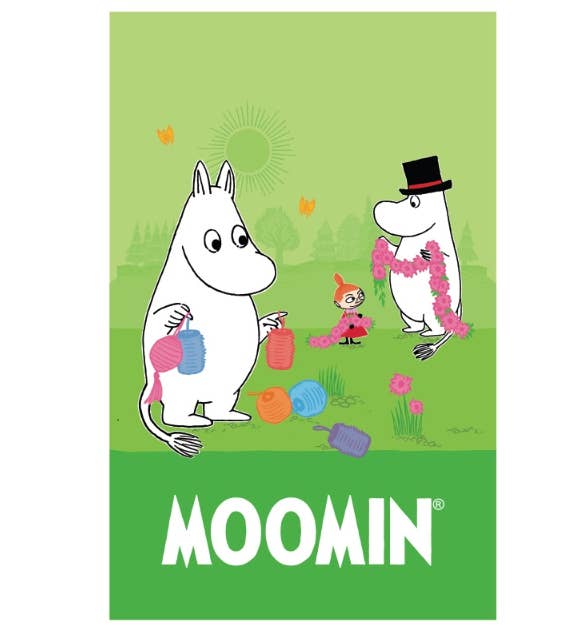 K-Wonderland - Wholesale Throw Blanket - Moomin Illust Warm Cozy Throw Mini Blanket11