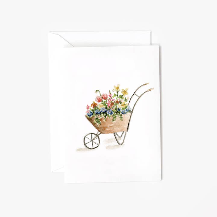 emily lex studio - Wholesale Stationery/Notecard Set - wheelbarrow mini notecard