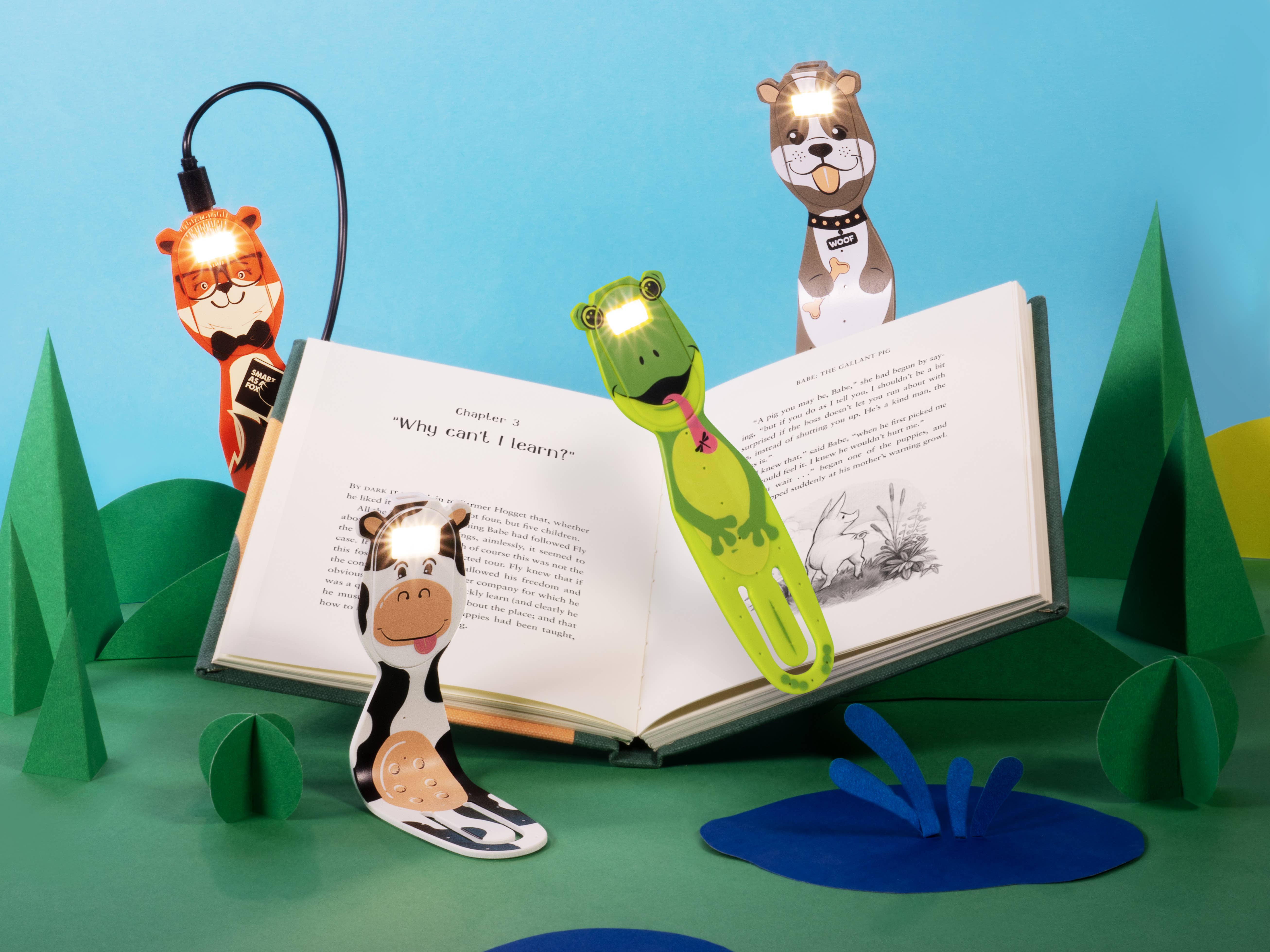 Thinking Gifts Company Ltd - Wholesale Booklight - Flexilight Rechargeable Pals BookLight / Bookmark in one11