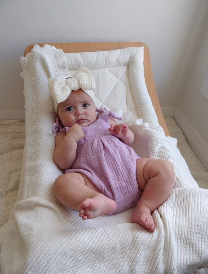 Petite + Co - Vente Body (sans pieds) – bébé - BARBOTEUSE D'ÉTÉ EN MOUSSELINE | VIOLET0