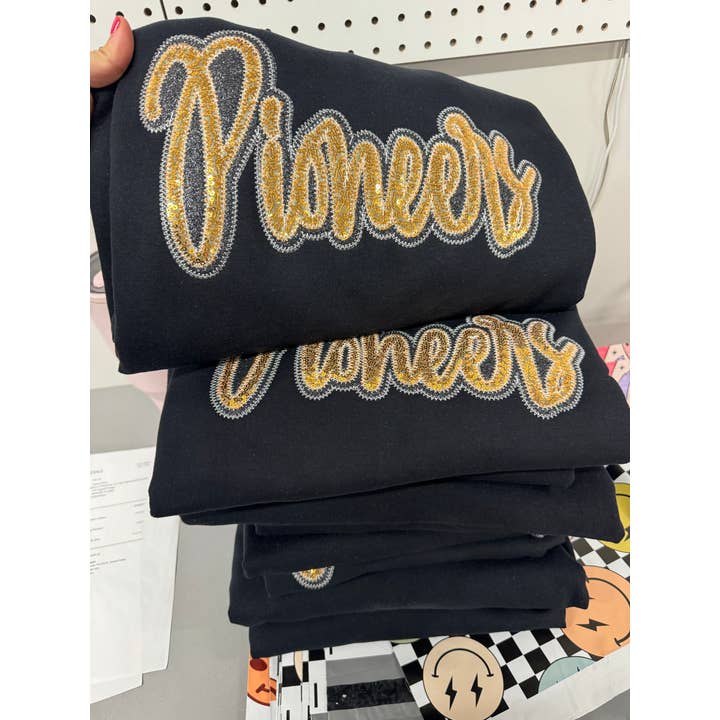 Shop Southern Belle - Wholesale Graphic Sweatshirt - Women's - Game Day Custom School Spirit Wear Real Sequins Sweatshirt