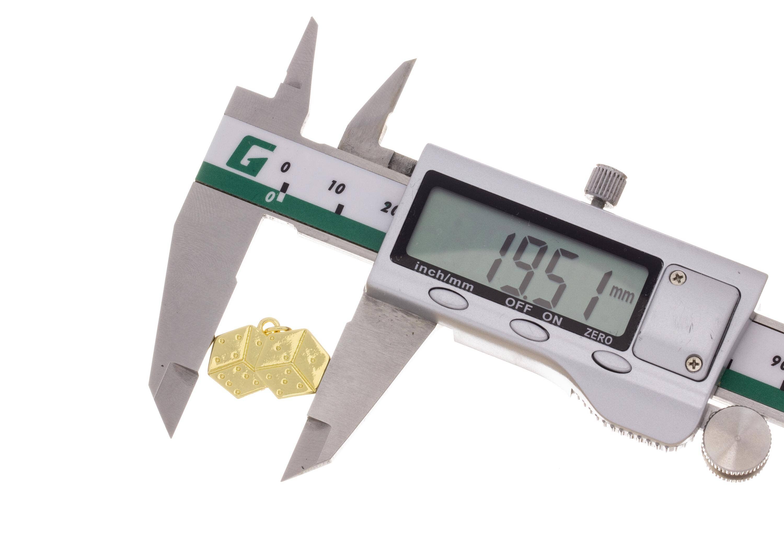 Jewel Pledge – wholesale Individual charm/pendant – Double Dice Charm for Necklace and Jewelry Making CPG23515