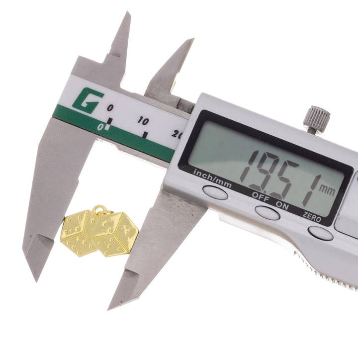 Jewel Pledge – wholesale Individual charm/pendant – Double Dice Charm for Necklace and Jewelry Making CPG23515