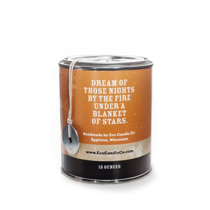 Eco Candle Company - Wholesale Jar/Filled Candle - The MANdle HAPPY CAMPER | campfire