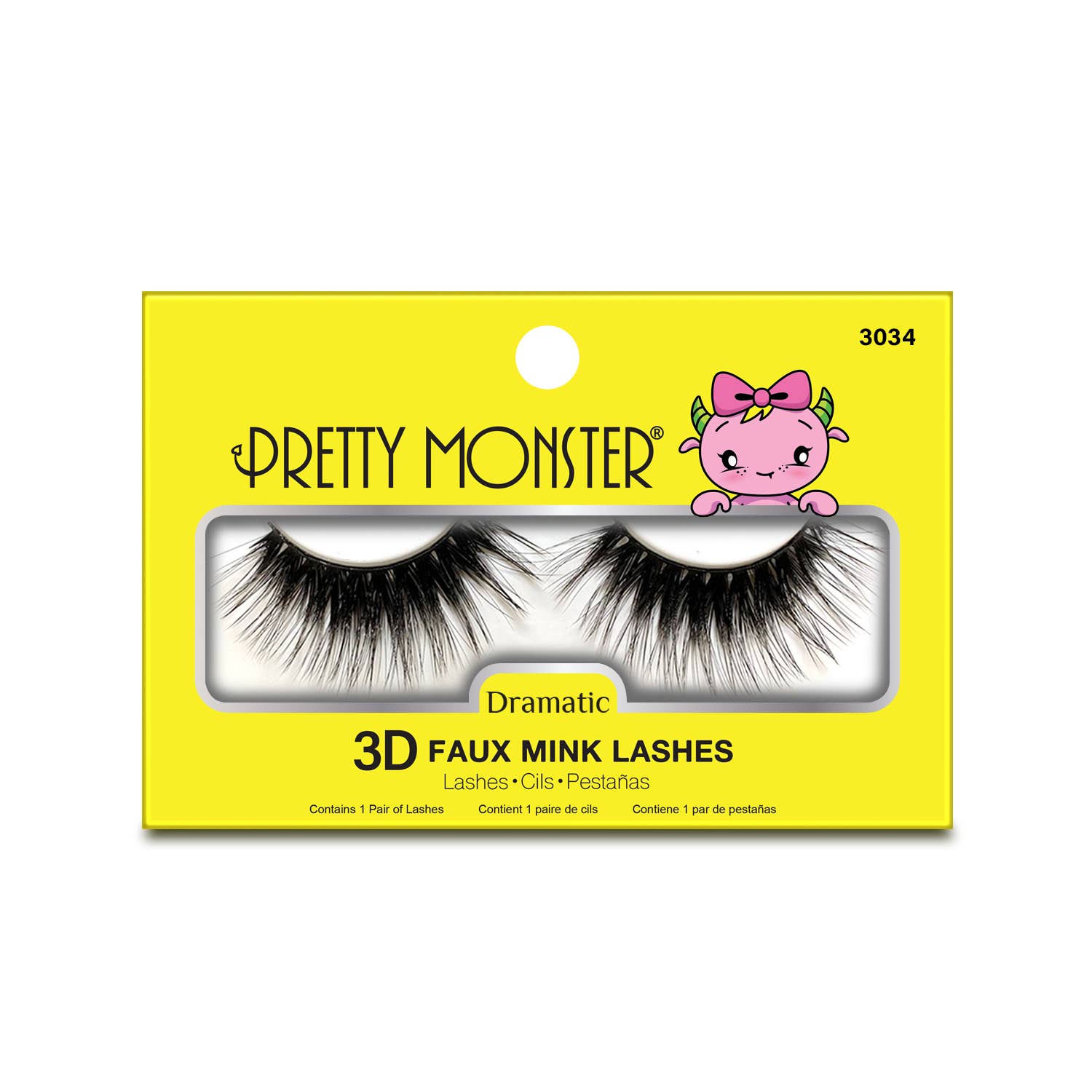 Rude Cosmetics – wholesale False/fake eyelashes – Pretty Monster Lashes Tabletop Display Set B, 108 pcs36