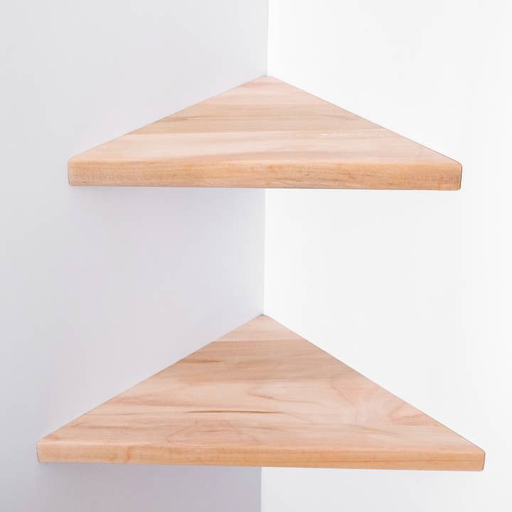 Corner wooden, wall corner shelf, bathroom shelf for wholesale by Beaverhut