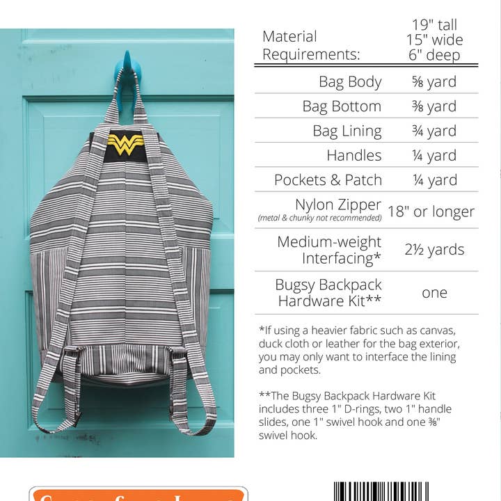 Sassafras Lane Designs - Wholesale Backpack - Kids - Bugsy Backpack Bag Pattern1