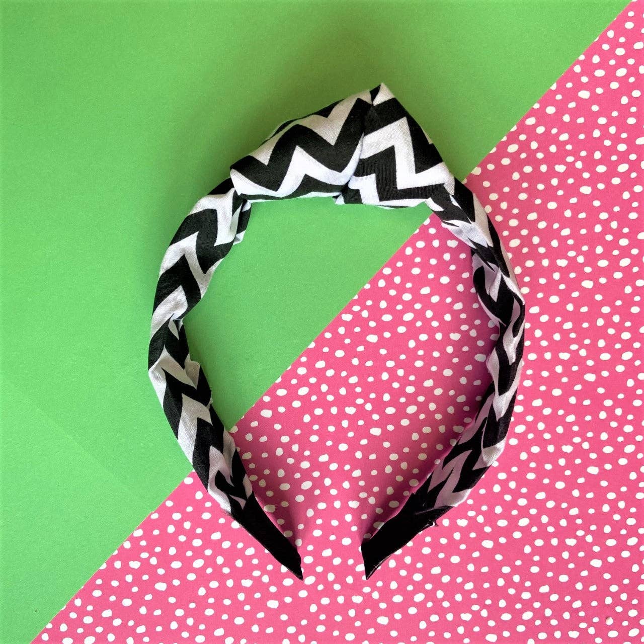 Klash Fashion - Wholesale Fashion Headband - Women's - Zero Waste Zig Zag Headband Black1