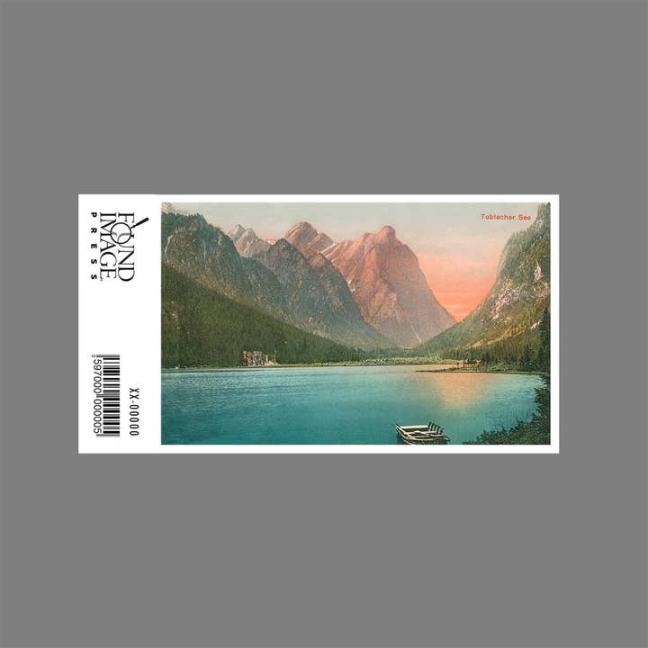 Found Image Press - Wholesale Sticker - Sticker MF-302 Toblacher See, Lago di Dobbiaco1