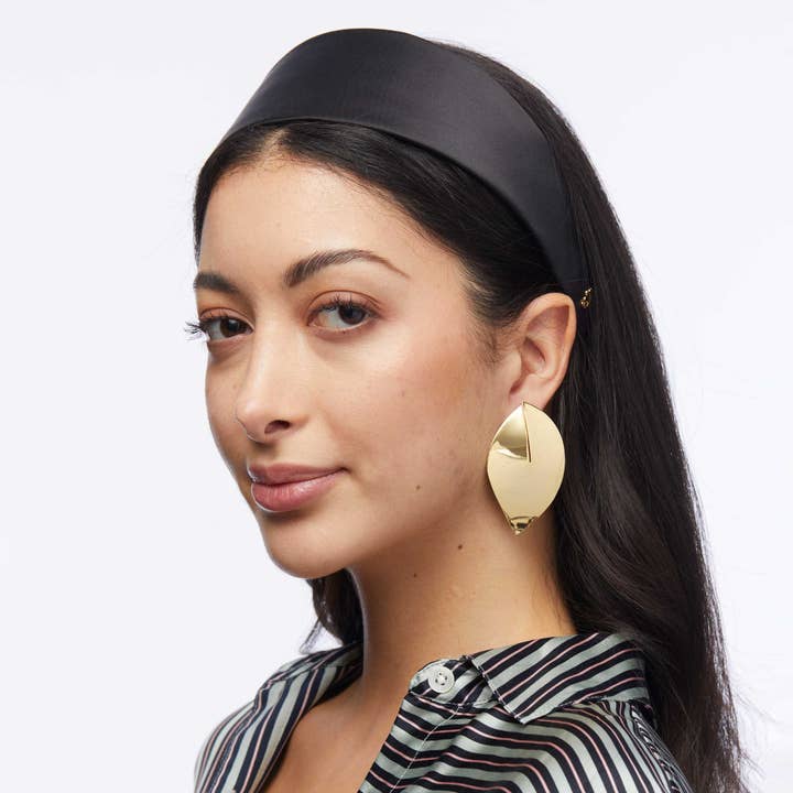 Lele Sadoughi - Wholesale Fashion Headband - Women's - JET BRIGITTE HEADBAND1