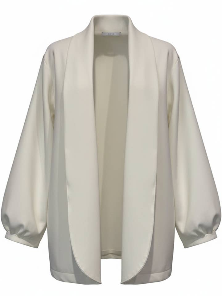 WHITE JACKET 7236 for wholesale by EMMA WU DESIGN