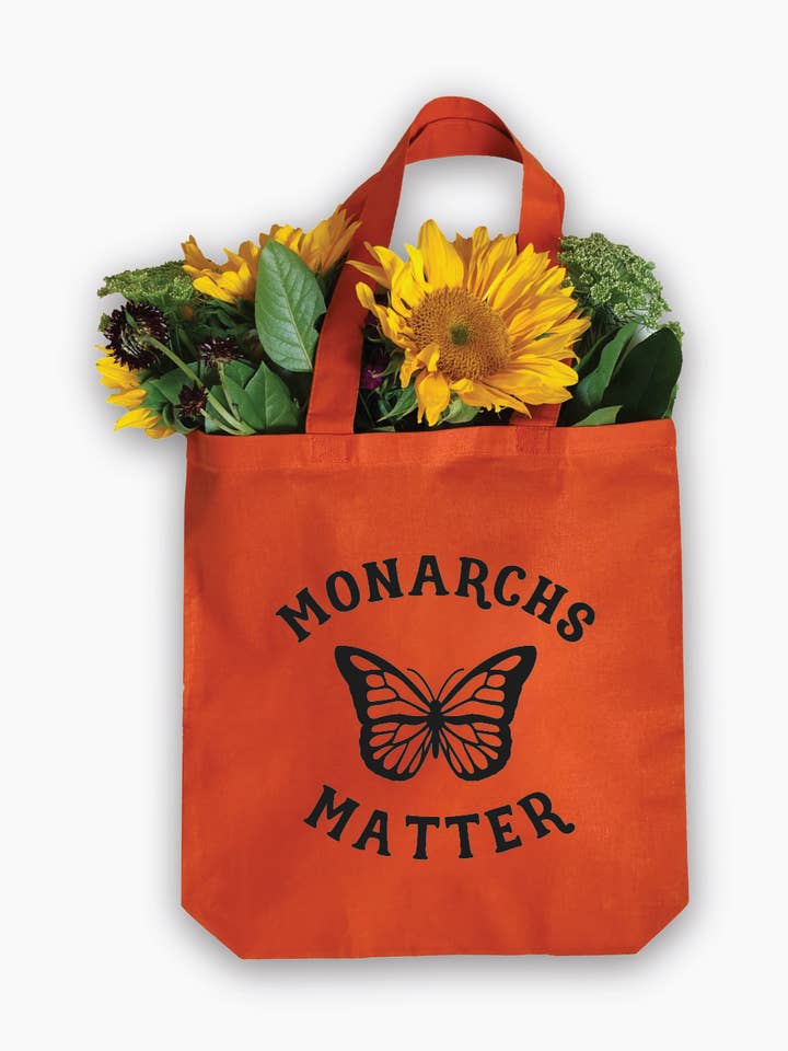 Monarchs Matter Butterfly Eco Friendly Canvas Tote Bag | Gift | Reusable Bag for wholesale by Nature Supply Co
