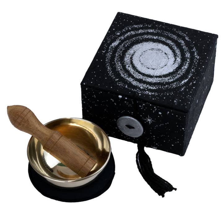 2" Galaxy Mini Meditation Bowl Box for wholesale by dZi Handmade