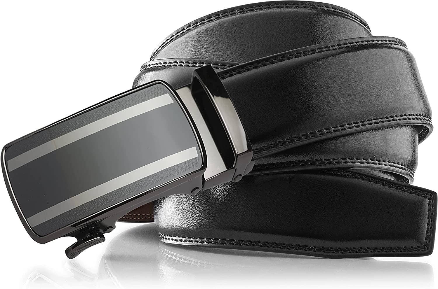 Roxoni - Wholesale Belt - Men's - Men’s Genuine Leather Ratchet Belt with Automatic Buckle34