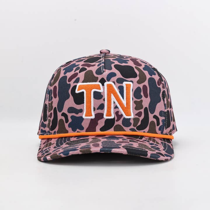 Tennessee "TN Hat" in Mix-Up Camo for wholesale by Tennessee Outfitters