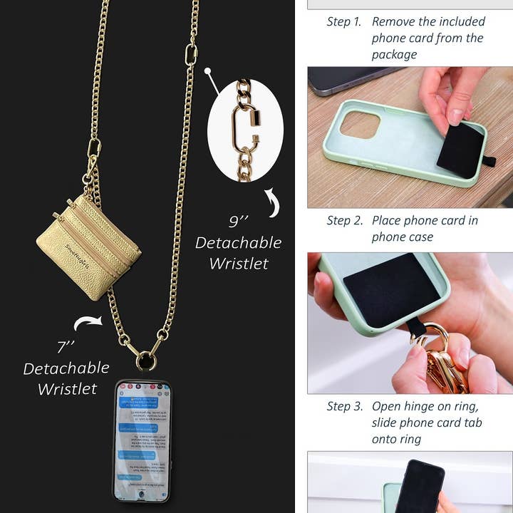 Save The Girls - Wholesale Crossbody Bag - Women's - Clip & Go Crossbody Phone Accessory 7