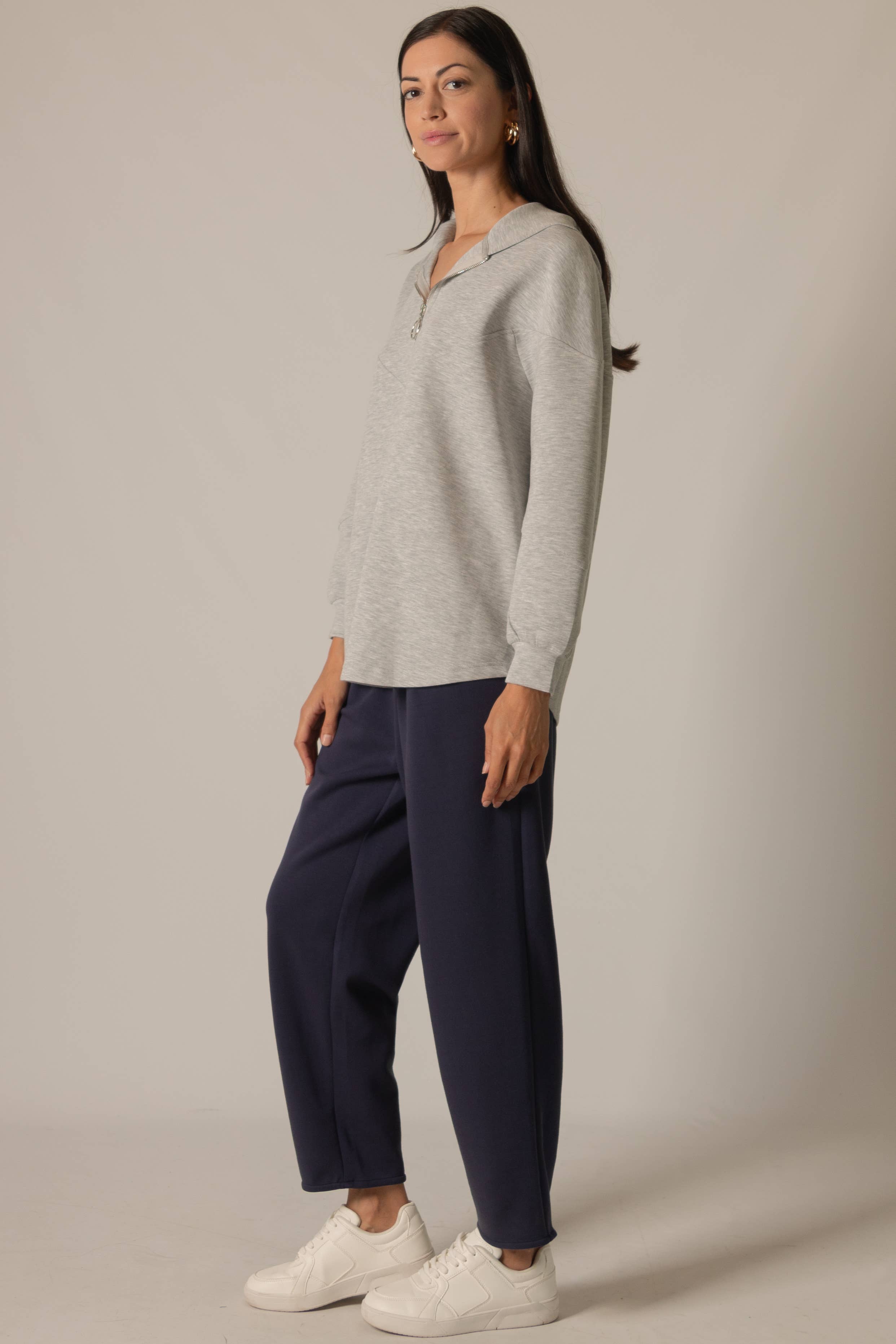 P. CILL – wholesale Byxor - Dam – P. CILL Butter Modal avsmalnande byxor5