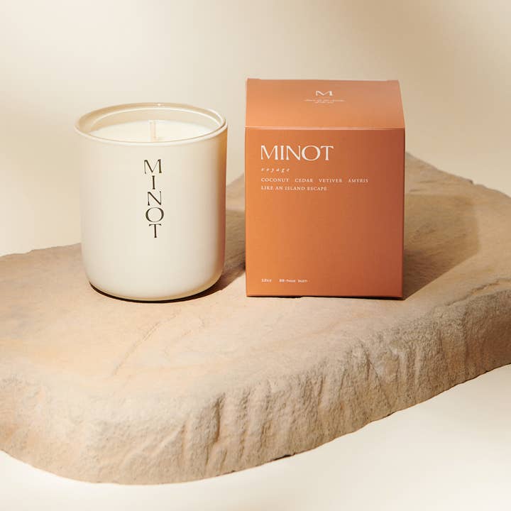 Minot – Engroshandel Glaslys – Voyage - Luksus Ikke-giftig Sojalys, 12 oz.0