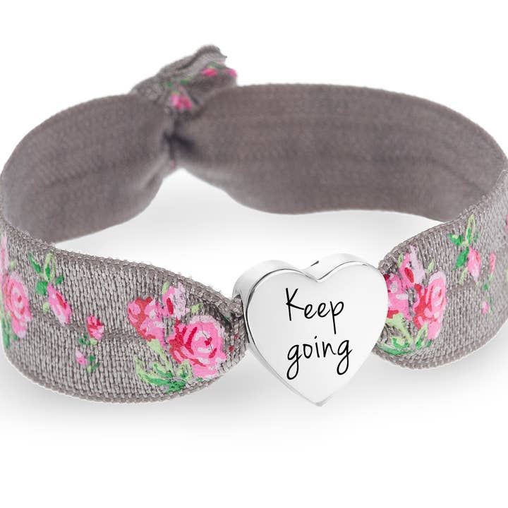 'Keep Going' Stretch Bead Bracelet for wholesale by Lily Belle