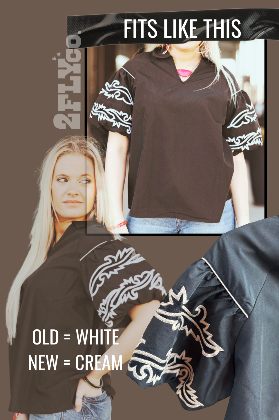 2 Fly Co - Wholesale T-Shirt - Women's - SWEETWATER STITCH 2.02