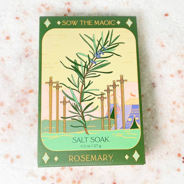 Rosemary Tarot Salt Soak for wholesale by Sow the Magic