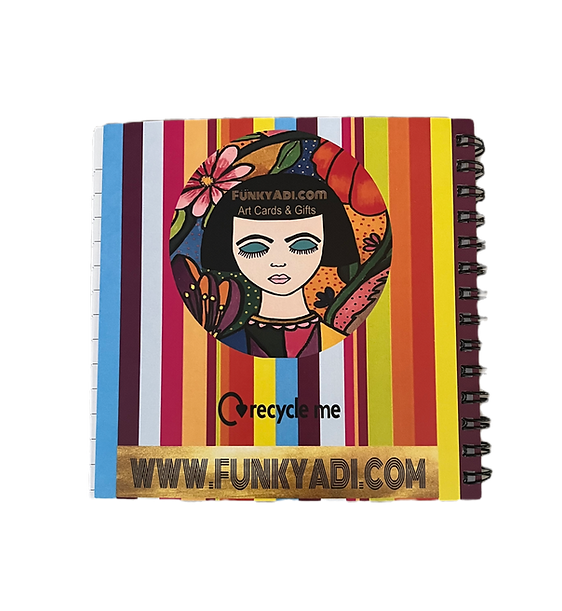 FunkyAdi - Wholesale Notebook - Square Spiral Bound Notebooks12