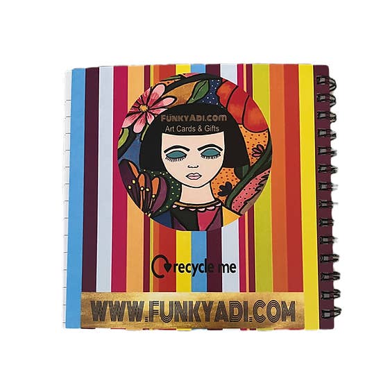 FunkyAdi - Wholesale Notebook - Square Spiral Bound Notebooks12
