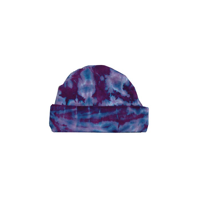 KC-PR // Infant-Toddler Purple Heart Tie Dye Hat for wholesale by HappyLife Productions