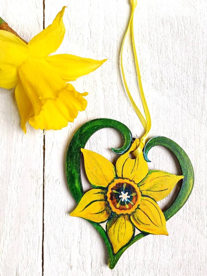 Påsklilja trädekoration för wholesale av Driftwood Designs