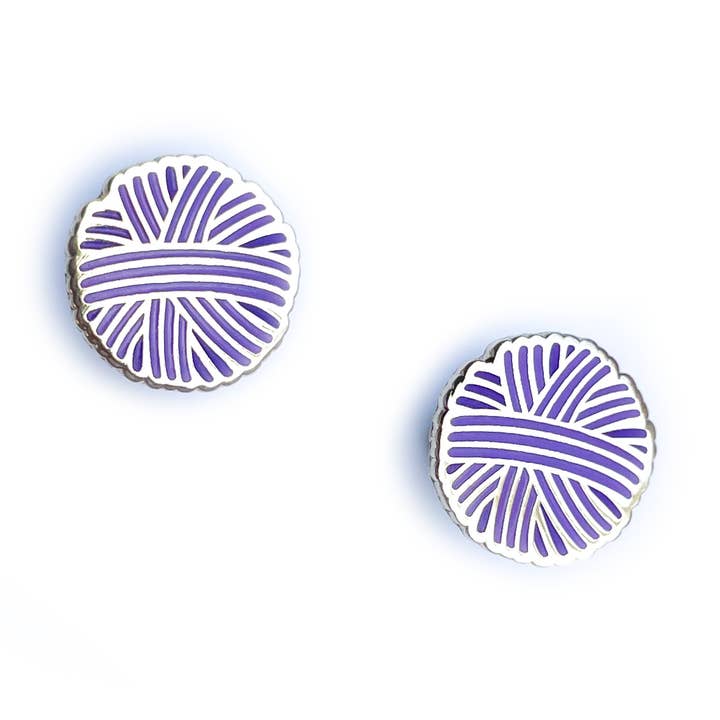 Lila garnnystan örhängen för wholesale av Kitty With A Cupcake