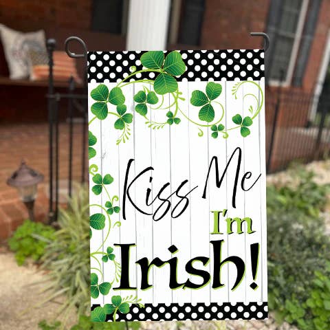 St. Patrick’s Day Garden Flag – Double-Sided Irish Designs, 12x18 for wholesale by Cotton & Crate