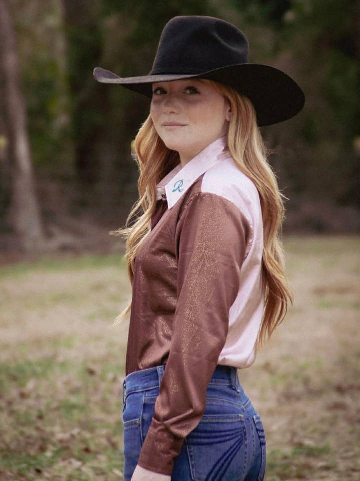 The Copper Crown Show Shirt for wholesale by The Ranch Equestrian Apparel & Accessories