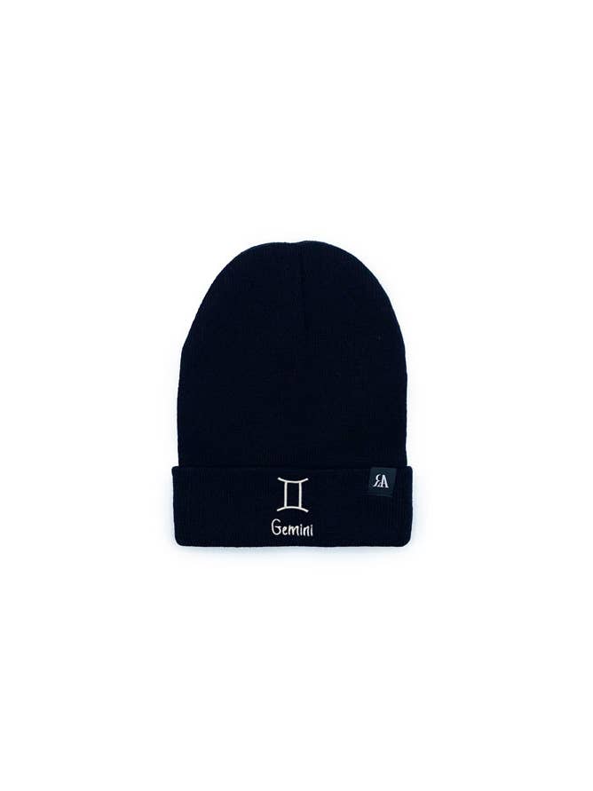 Embroidered Gemini Astrology / Zodiac Sign Beanie for wholesale by RA Attire
