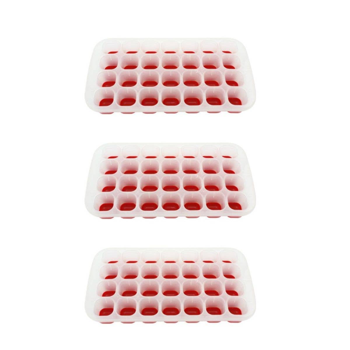 Zenker - Wholesale Ice Tray/Mold - Set of 3 pink ice cube trays with 28 cubes Fackelmann0