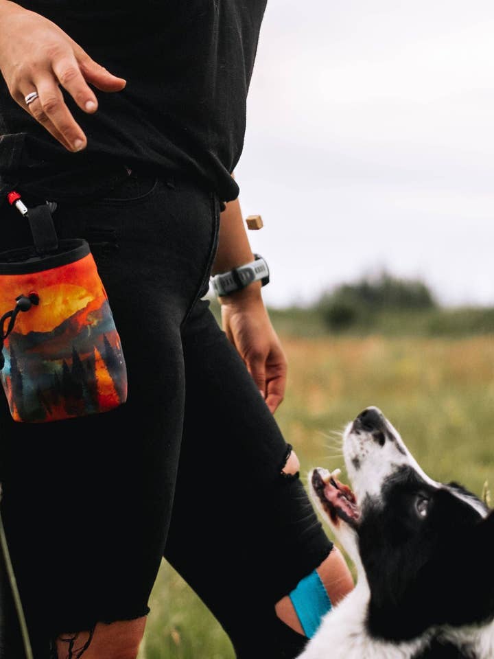 Pochette à friandises Happy Trails pour la vente par woof and stuff