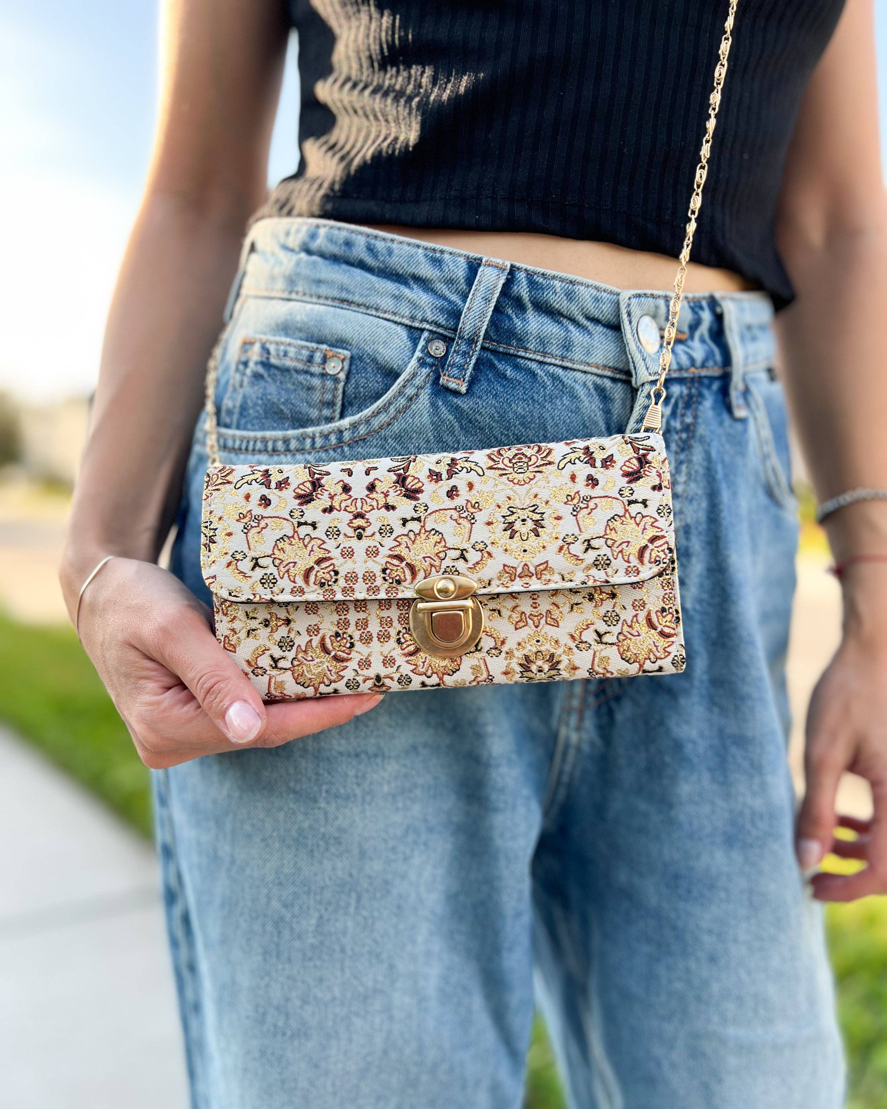 Umays Boho - Wholesale Crossbody Bag - Women's - Beige Crossbody Bag, Small Shoulder Bag for Women1