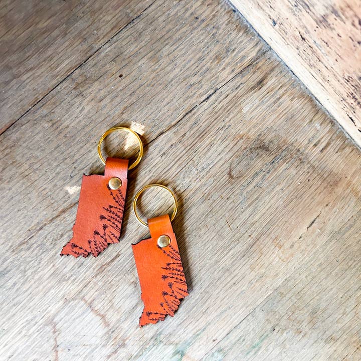 Left Grain - Wholesale Keychain - Women's - Indiana Wildflowers Keychain7