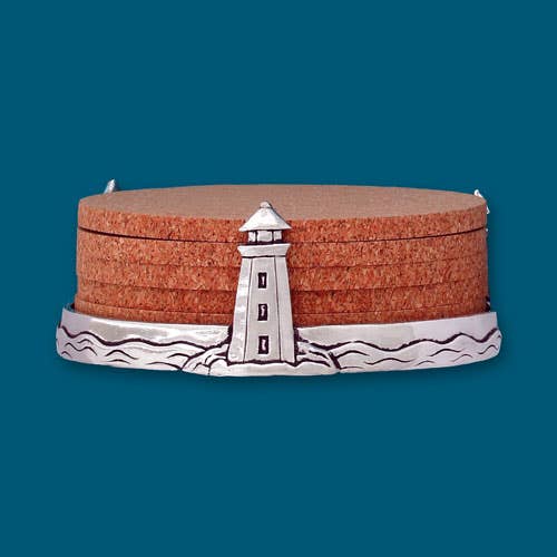 Lighthouse Coaster Set (6 Pcs.) for wholesale by Basic Spirit
