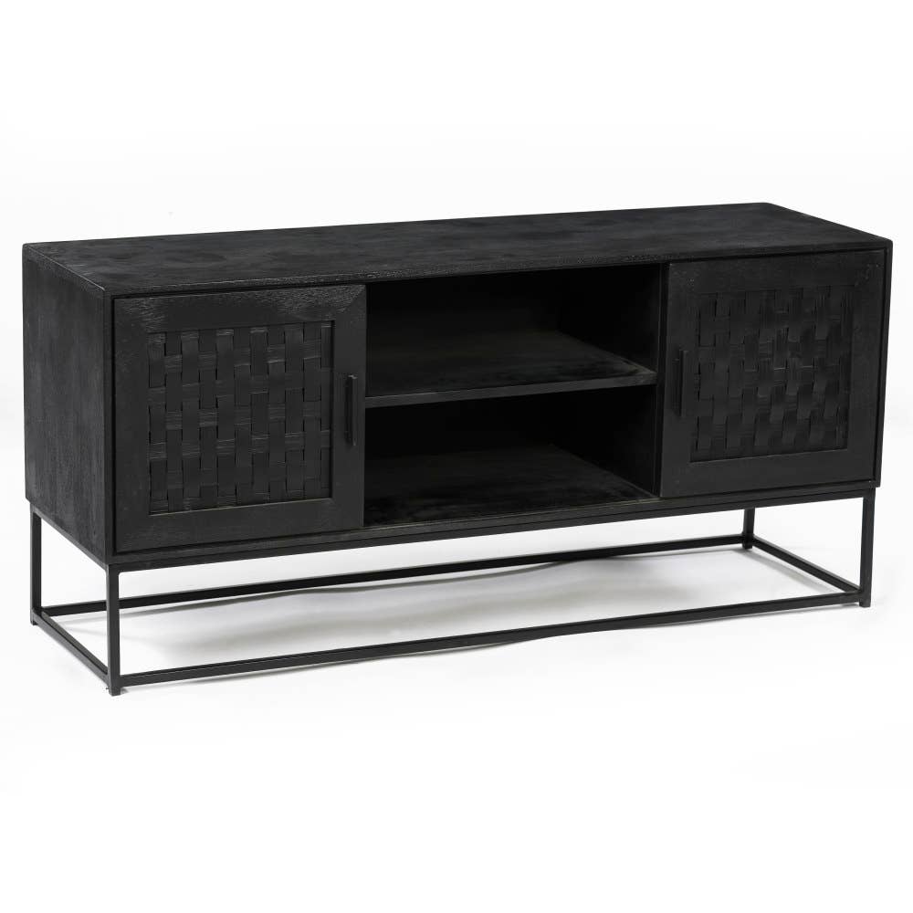 EARTHWARE - Wholesale Console Table - Black TV cabinet Maeve1