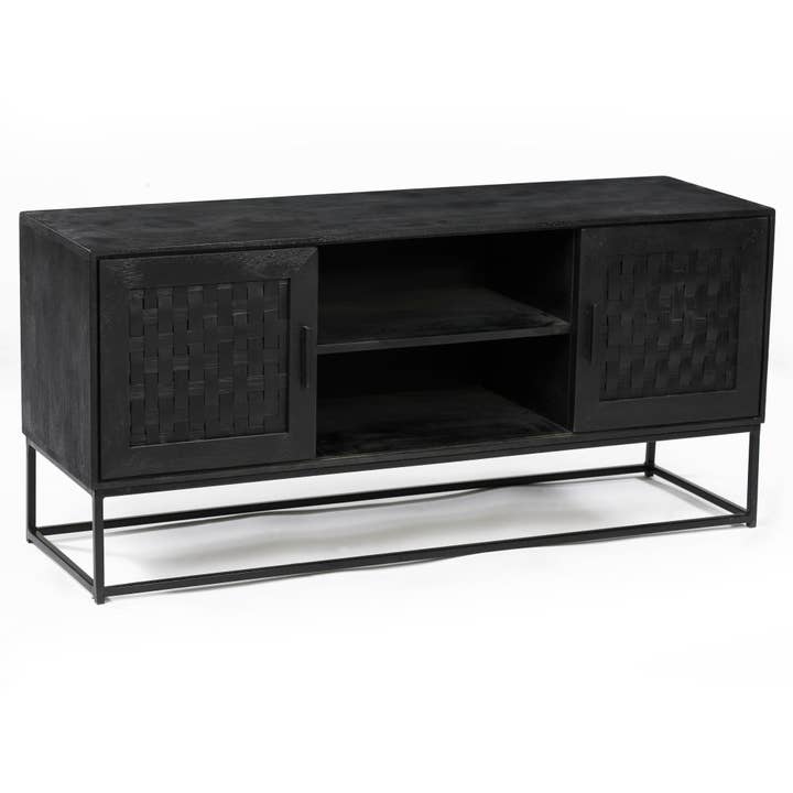 EARTHWARE - Wholesale Console Table - Black TV cabinet Maeve1