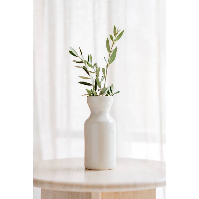 Mediterranea ceramic totem - White for wholesale by Oustao