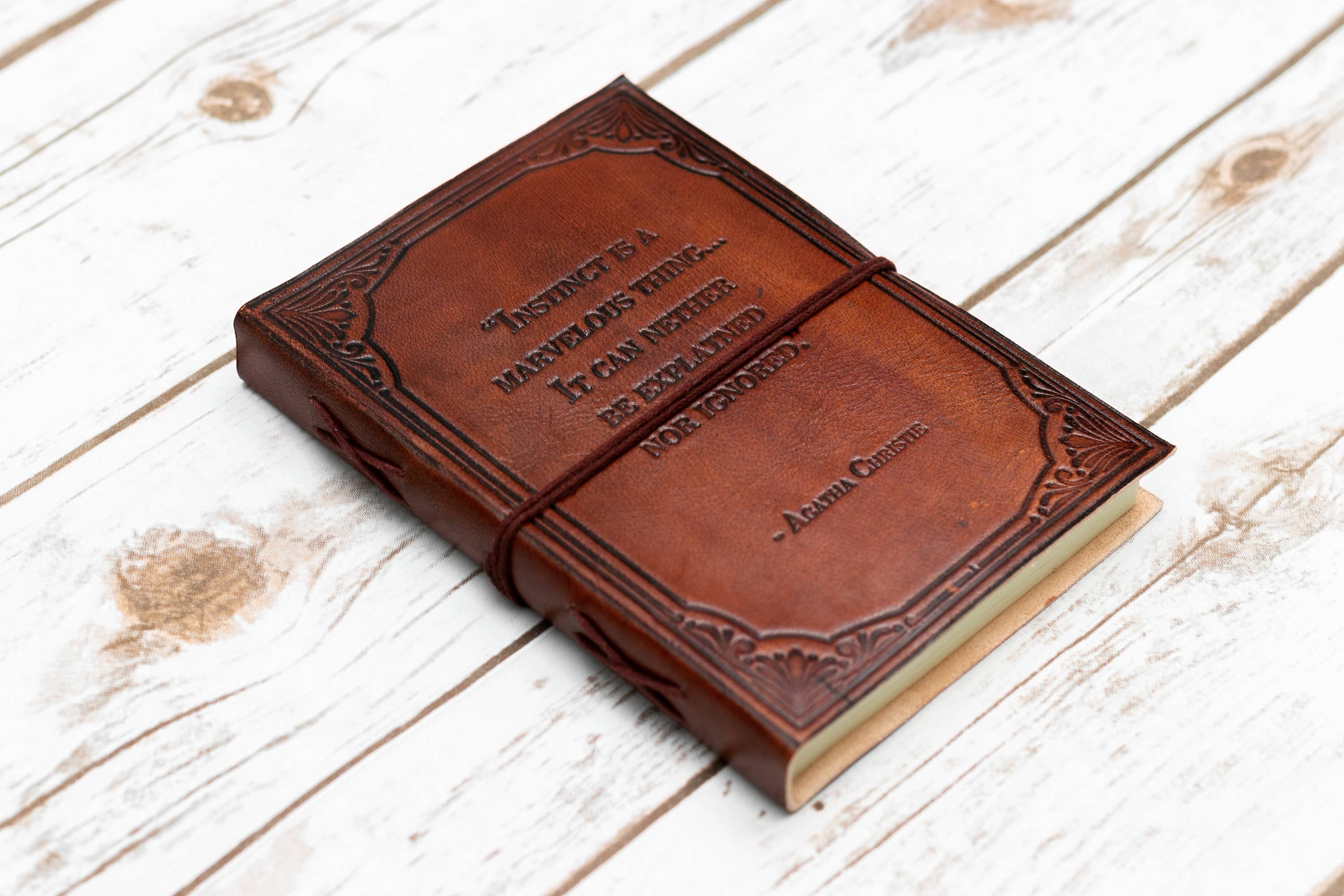 Soothi | Containers Of Creativity - Wholesale Journal/Diary - Instinct Is A Marvelous Thing Agatha Christie Journal1