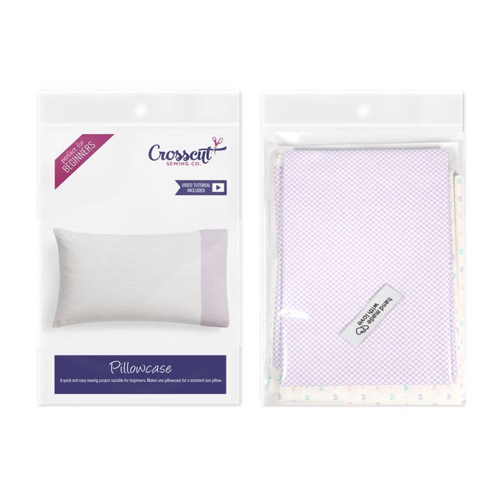 Crosscut Sewing Co. - Wholesale DIY Craft Kit - Pillowcase Sewing Kit with Instructions and Materials for DIY Sewing Projects12